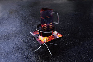 Compact storage Uniflame Chacosta II Charcoal Fire Starter 665435 with durable construction, offering portability for campers