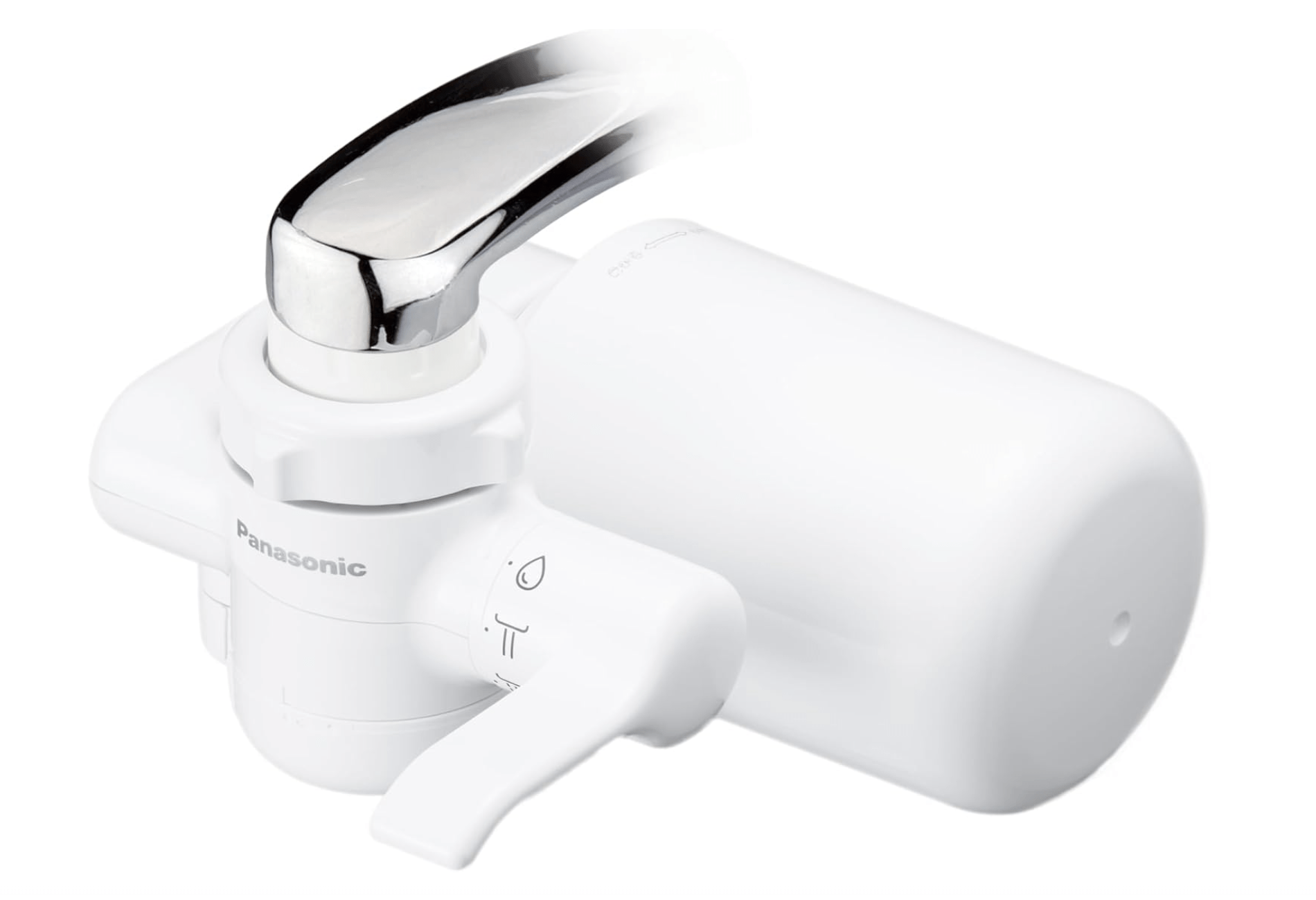 Panasonic TK - CJ14 - W Faucet Direct Connection Water Purifier, Compatible with PFOS/PFOA Removal, White