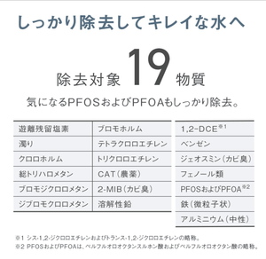 Panasonic TK - CJ14 - W Faucet Direct Connection Water Purifier, Compatible with PFOS/PFOA Removal, White