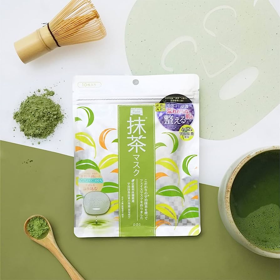 pdc Wafood Made Hydrating Uji Matcha Face Mask 10 Sheets - YOYO JAPAN
