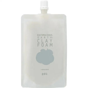 Pdc Diatomaceous Earth Clay Foam Face Wash 120g - Fluffy For Smooth Skin Skincare
