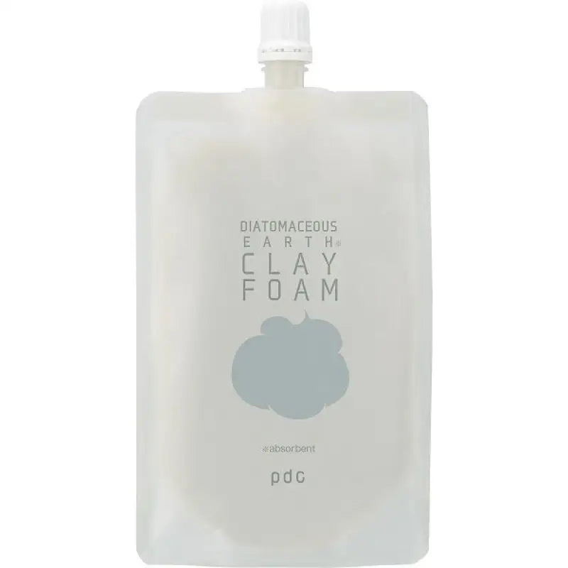 Pdc Diatomaceous Earth Clay Foam Face Wash 120g - Fluffy For Smooth Skin Skincare