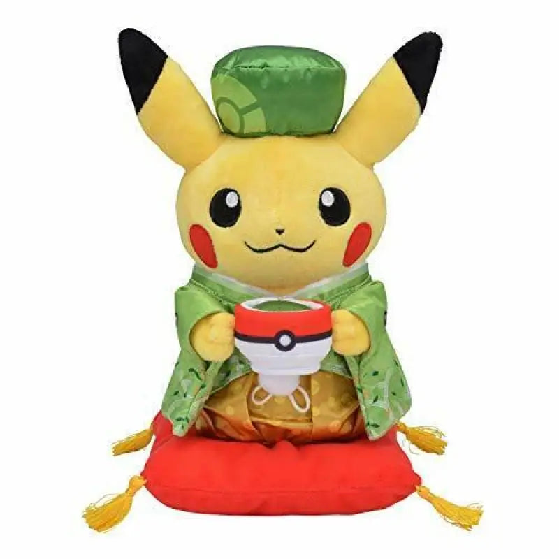 Pokemon Center Original Stuffed Hannari Tea Party Pretend Pikachu Male - Pokรฉmon