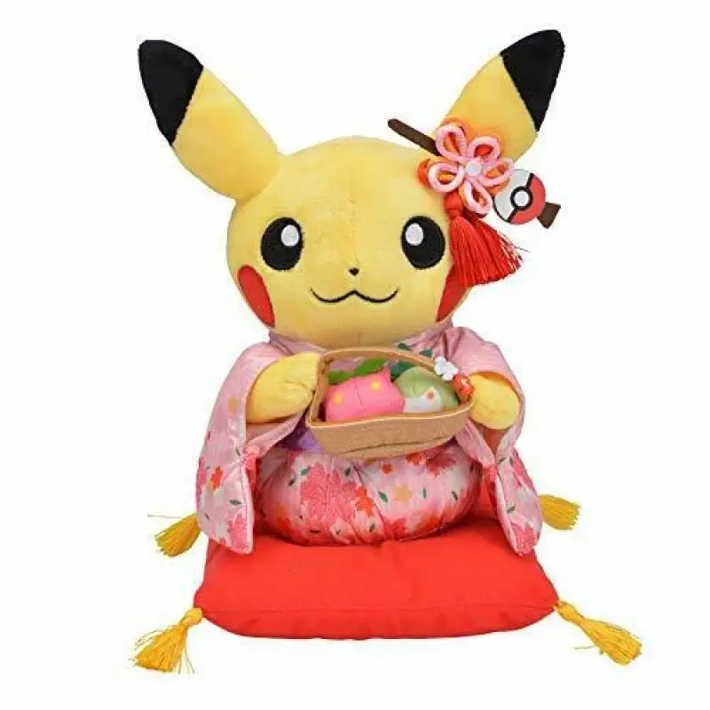 Pokemon Center Original Stuffed Hannari Tea Party Pretend Pikachu Female - Pokรฉmon