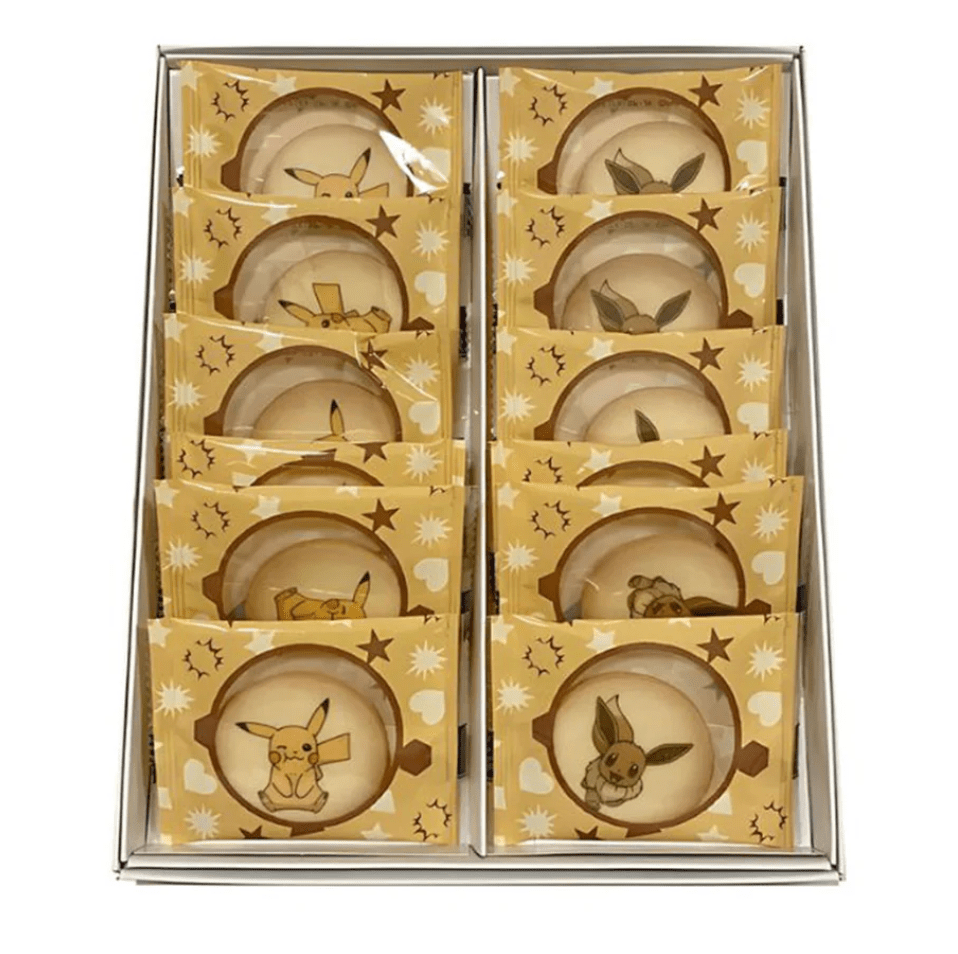 Pokemon Pikachu & Eevee Print Cookies