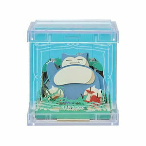 Pokemon Snorlax Paper Theater Cube Interior Anime - Toy