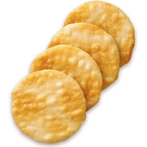 80g Kameda Salad Usuyaki Senbei, golden thin rice crackers offering light crunch for snack lovers.