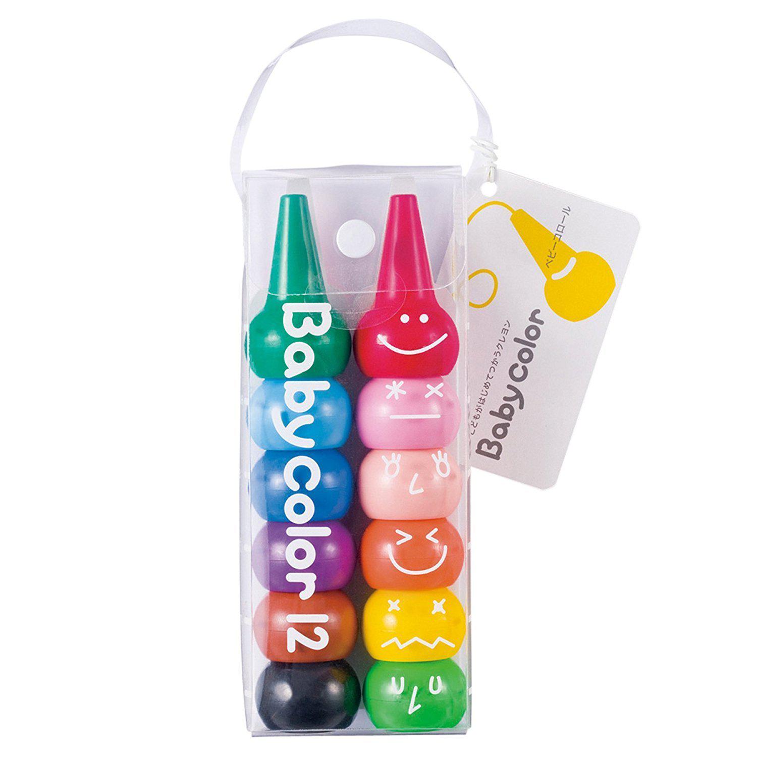 Rangs Japan Baby Color Crayons 12 Colors - YOYO JAPAN
