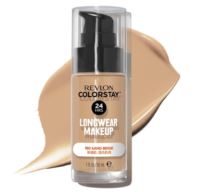 REVLON Colorstay Longwear Makeup, Liquid Foundation, 180 Sand Beige