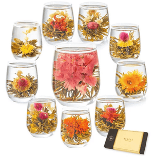 Rimate Blooming Flower Tea Set