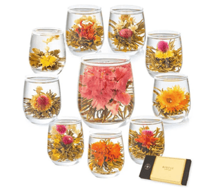 Rimate Blooming Flower Tea Set