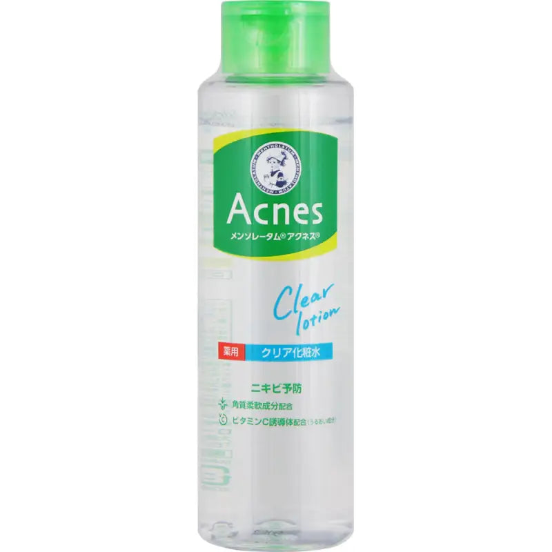 Rohto Mentholatum Acnes Medicated Clear Lotion 180ml - Japanese Ance - Prone Skincare