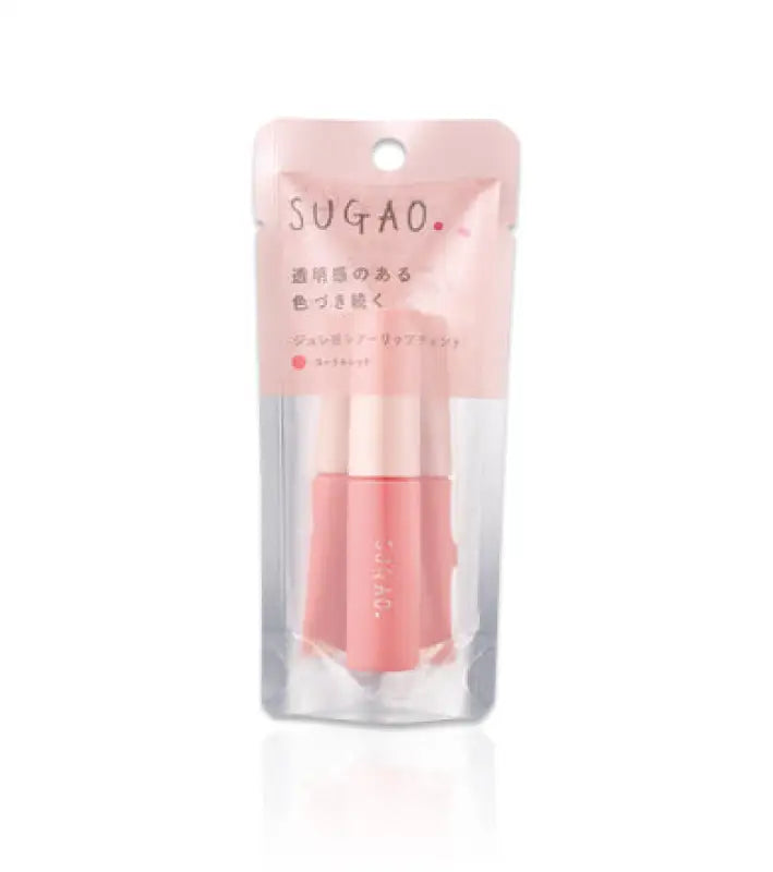 Rohto Sugao Sheer Lip Tint Coral Red 4.7ml - Color Made In Japan Makeup