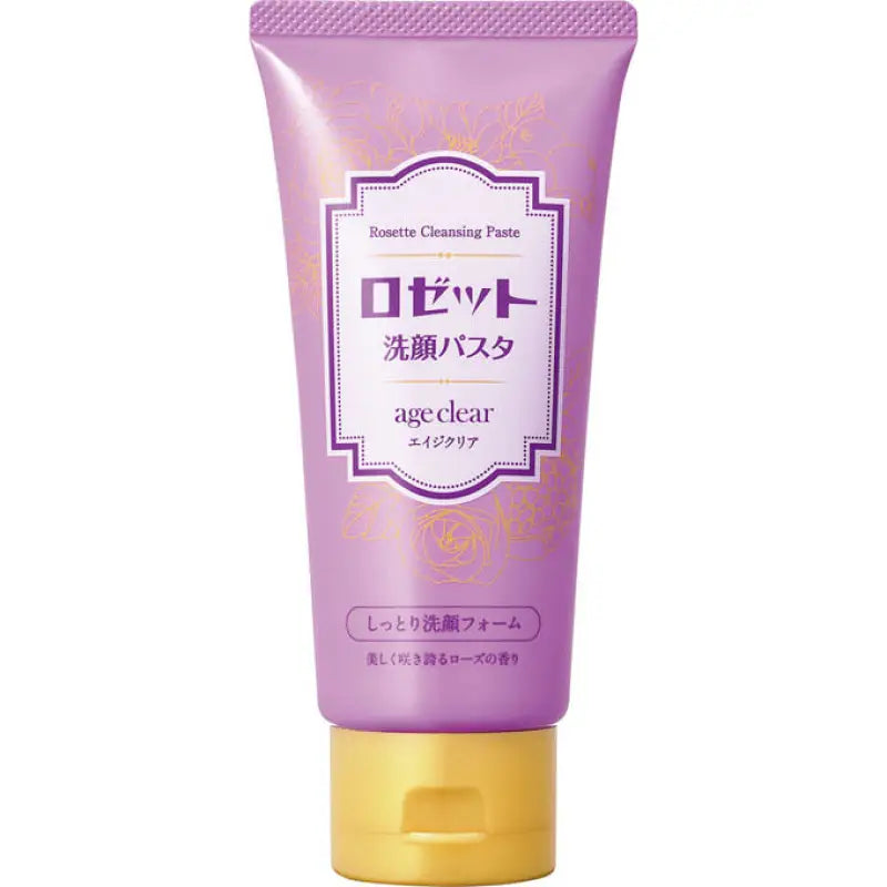 Rosette Cleansing Paste Age Clear For Beauty Skin 120g - Japanese Face Foam Skincare