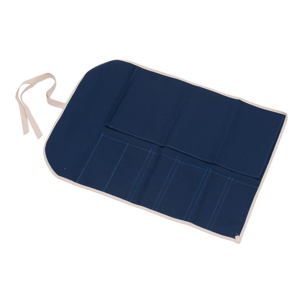 Sakai Takayuki Knife Carry Roll Bag Navy - YOYO JAPAN