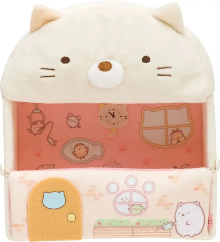 SAN-X Plush Doll Sumikko Gurashi Nice And Warm Cat Day House Tjn