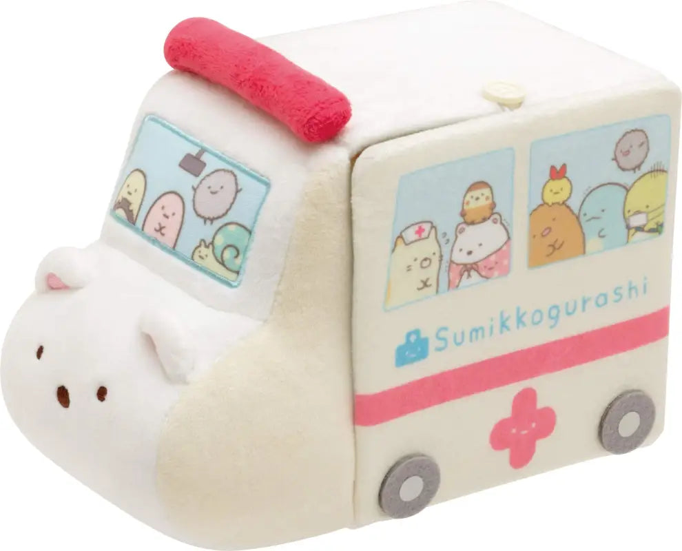 SAN-X Sumikko Gurashi Scene Plush Toy โAmbulanceโ