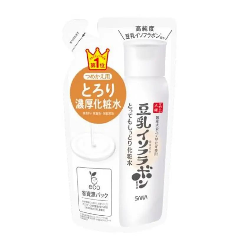 Sana Smooth Honpo Very Moist Toner Nc For Refilling 180ml - Soy Milk Facial Skincare