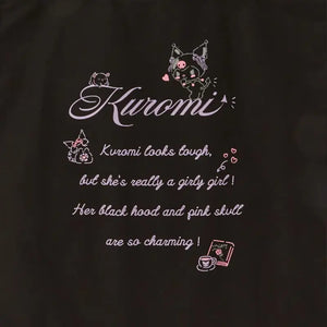 Sanrio 126306 Kuromi Piping Tote Bag - Kawaii Bags Made In Japan