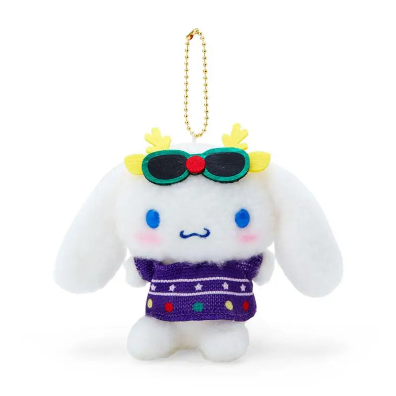 Sanrio Cinnamoroll Mascot Holder (Christmas Sweater Design)