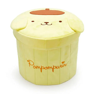 SANRIO Cylindrical Foldable Storage Box Pom Purin