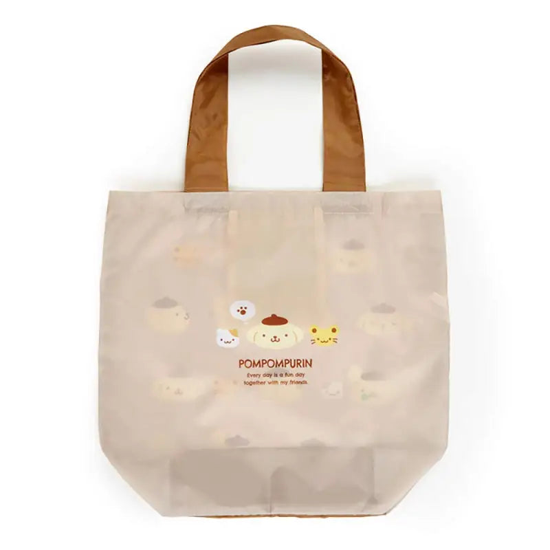 SANRIO Eco Bag With Pouch Pom Purin