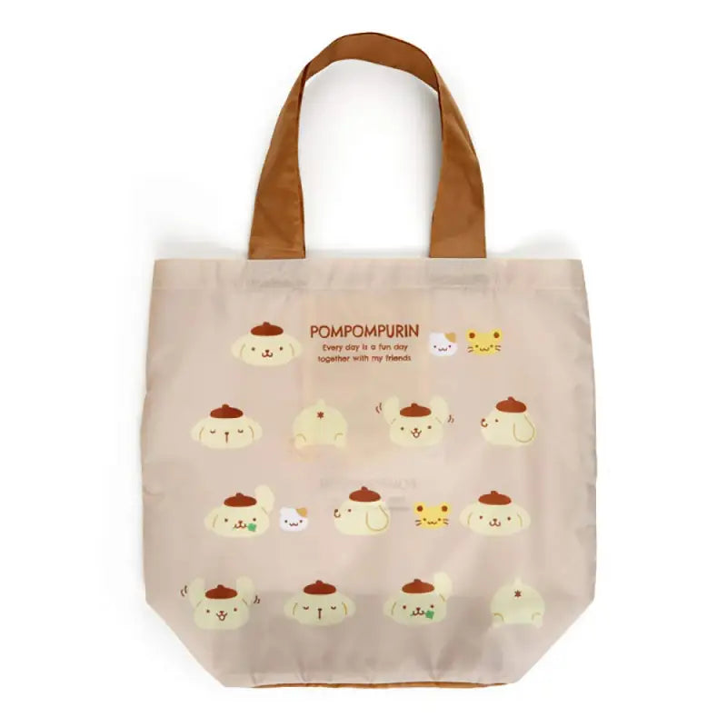 SANRIO Eco Bag With Pouch Pom Purin