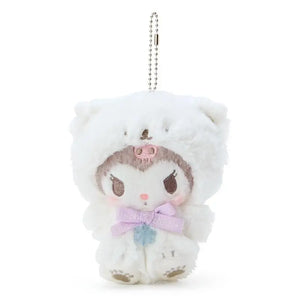 Sanrio Kuromi Mascot Holder (Fluffy Snow Design)