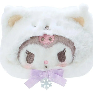 Sanrio Kuromi Pouch (Fluffy Snow Design)