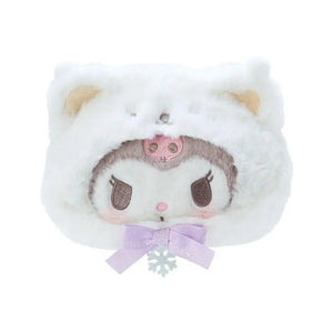 Sanrio Kuromi Pouch (Fluffy Snow Design)