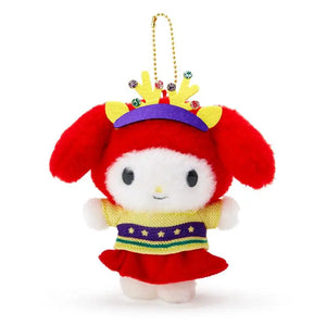 Sanrio My Melody Mascot Holder (Christmas Sweater Design)