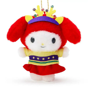 Sanrio My Melody Mascot Holder (Christmas Sweater Design)