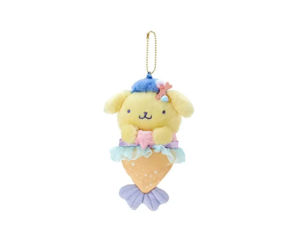 Sanrio Pompompurin Mermaid Keychain Plush - ANIME & VIDEO GAMES