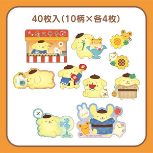 SANRIO Summer Sticker Pack Japanese Style Pom Purin