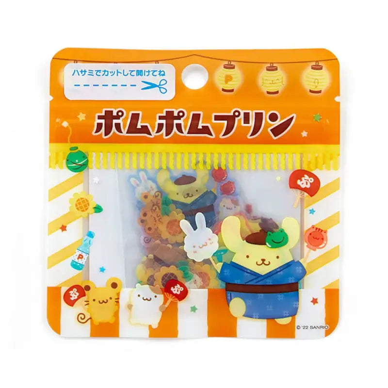 SANRIO Summer Sticker Pack Japanese Style Pom Purin