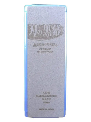 Shapton Japan Kuromaku Ceramic Whetstone Blue - Black Grit 320
