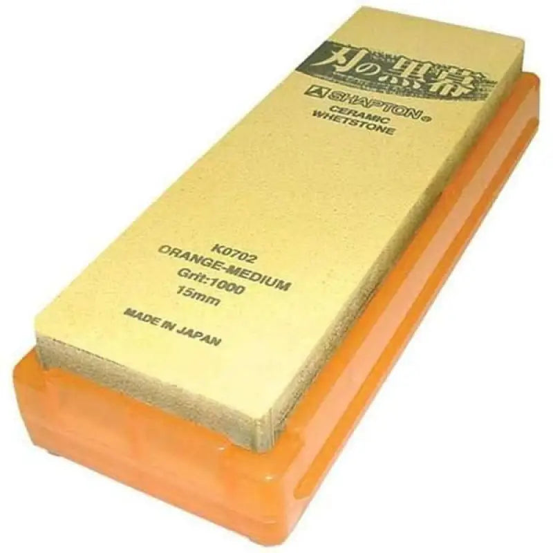 Shapton Kuromaku Ceramic Whetstone (Orange) Japan - Grit 1000