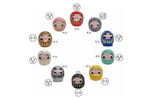 Shigeta Darma, Takasaki, Home Safety, Traditional Crafts (Set of 10 Colors)