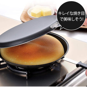 Shimomura Foldable Iron Double Frying Pan (IH Compatible) 36469 - YOYO JAPAN
