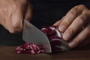 Shimomura Japan Murato Sharp Santoku Knife 145Mm Aus - 10 Steel Dishwasher Safe Msp - 103 Niigata Tsubamesanjo