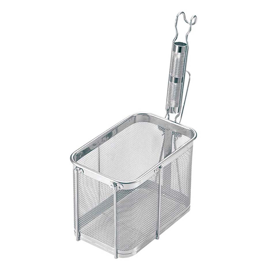 Shin - Etsu Tebo Deep Square Noodle Strainer With Stainless Handle