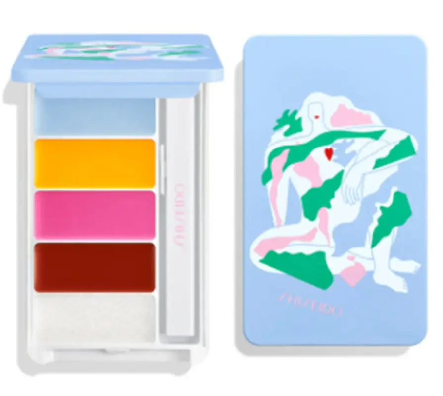 Shiseido Aqua Gel Lip Palette 02 Tropical Island Beach - Japanese Skincare