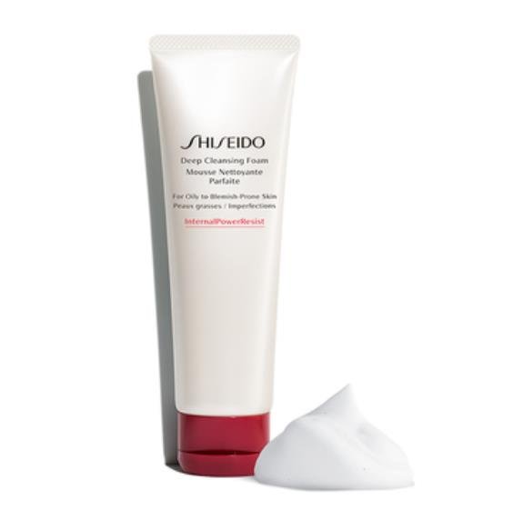 Shiseido Deep Cleansing Foam For Oil To Blemish - Prone Skin 125g - Japanese Cleansing Foam