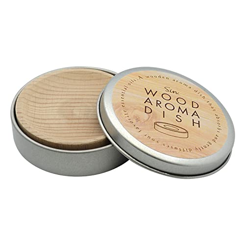 Sin. Made In Japan Wooden Aroma Dish Beech Diameter 50Mm X Height 15Mm