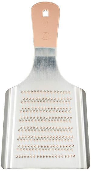 Sinkoukinzoku Handmade Double Sided Grater No. 4 Onkochishin 0 - 4 Pure Copper Japan 22.5X12Cm