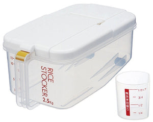Skater 2.5Kg Refrigerator Rice Bins Horizontal Made In Japan - Rbi2 - A