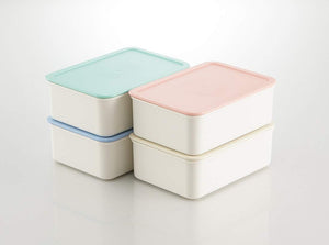 Skater Bento Box 650Ml Japan Storage Container 3Pcs Pastel Pink