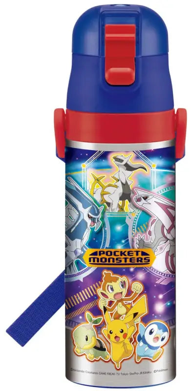 Skater Children&S Stainless Kids Water Bottle 470Ml Pokemon 22 Boys Sdc4-A