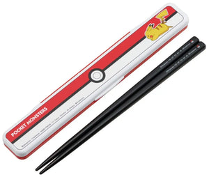 Skater Chopsticks Chopstick Box Set Pokemon Pokeball 18Cm Antibacterial Adult Made In Japan Abc3Ag-A