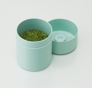 Skater Japan Airtight Storage Container Smoke Blue Push Button Pos5 - A